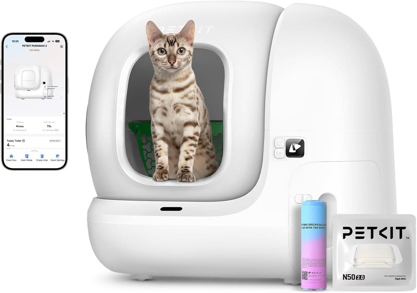 PETKIT PuraMax 2 Self-Cleaning Cat Litter Box - image 1