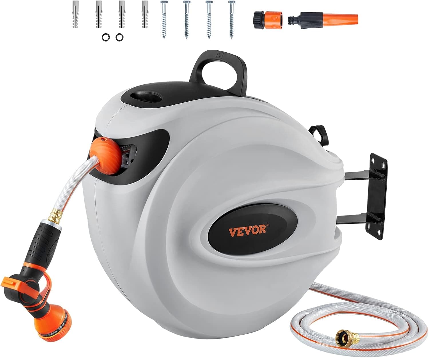 VEVOR Retractable Garden Hose Reel 1/2 in x 100 ft - image 1
