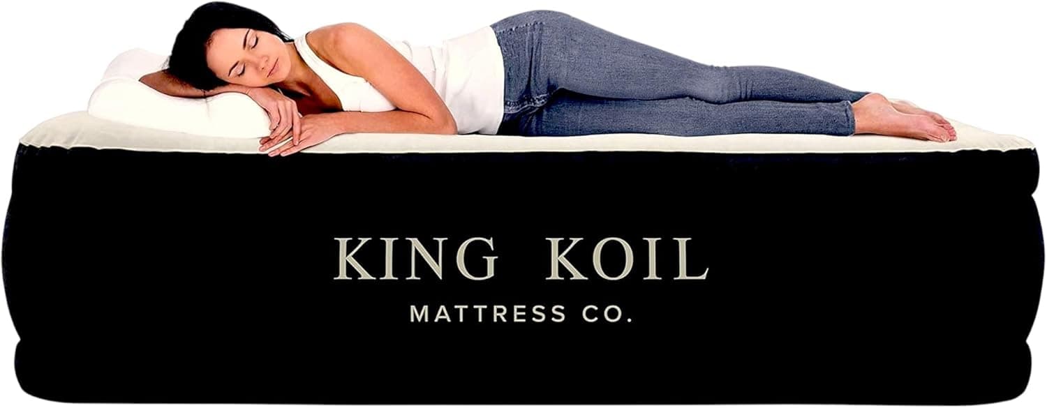 King Koil Luxury Pillow Top Plush Queen Air Mattress - image 1