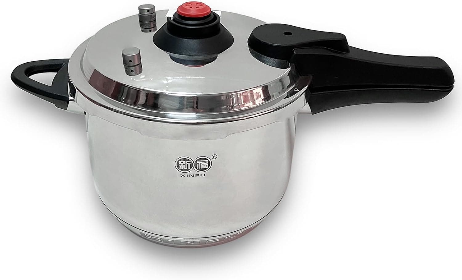 XINFU Heavy Duty 304 Stainless Steel Pressure Cooker 6.3 Quart