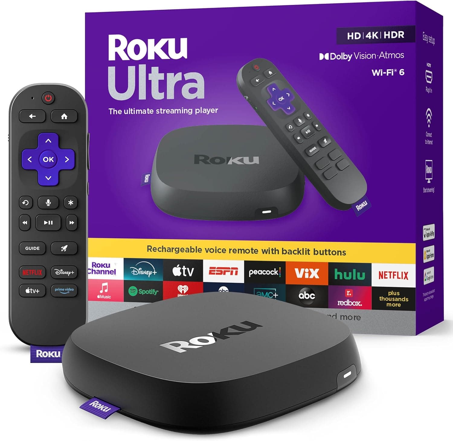 Roku Ultra 4K Streaming Player (2024)