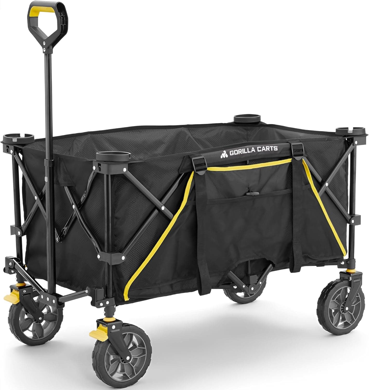 Gorilla Carts 7 Cu Ft Collapsible Folding Utility Wagon - image 1