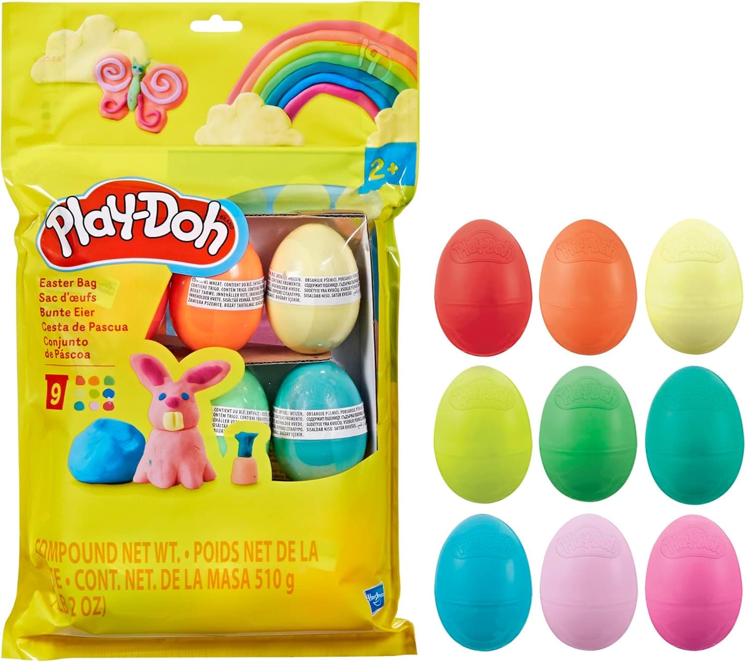 Play-Doh Easter Eggs Bag 9 Pack - image 1