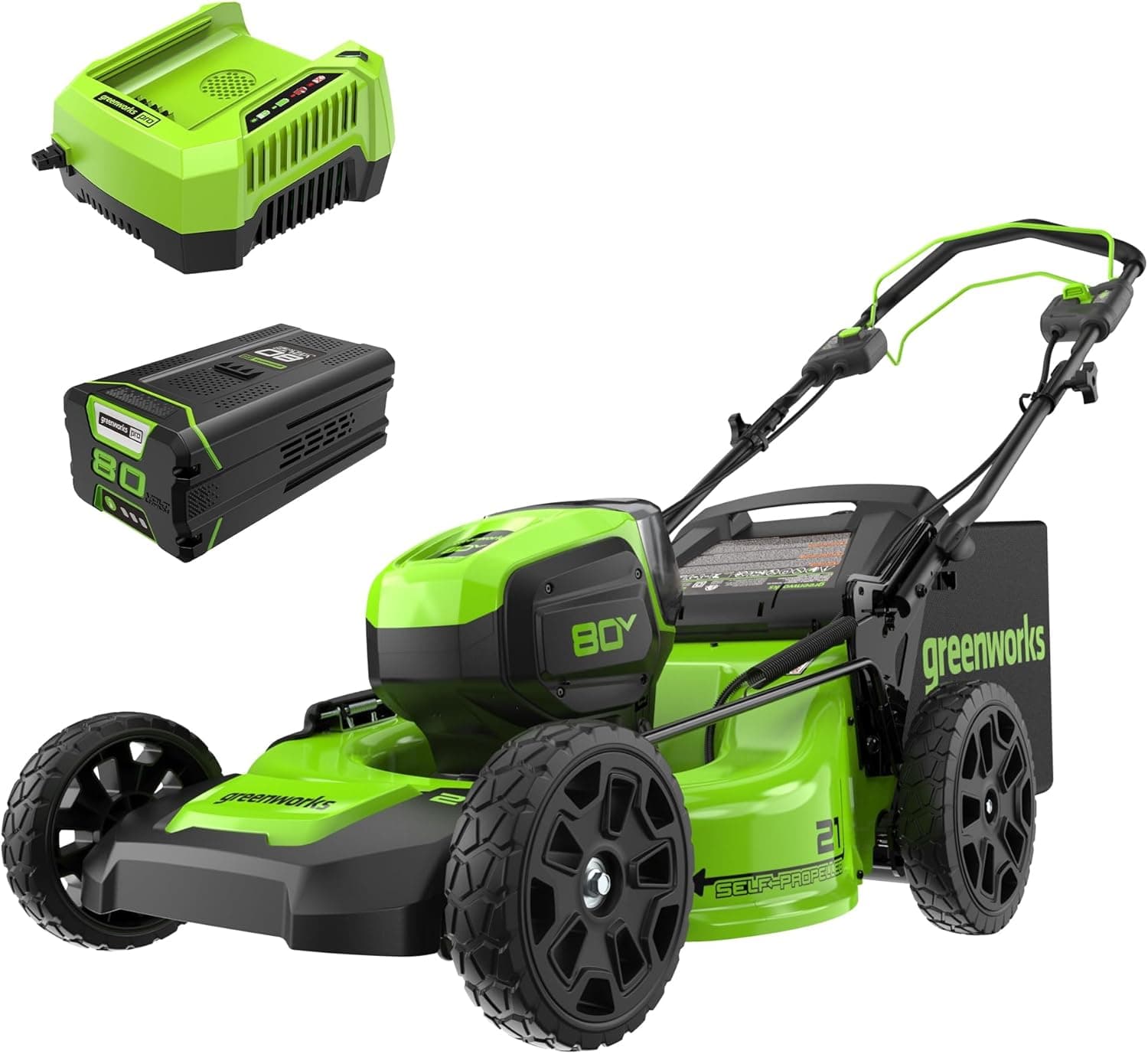 Greenworks 80V 21-Inch Brushless Self-Propelled Mower - image 1