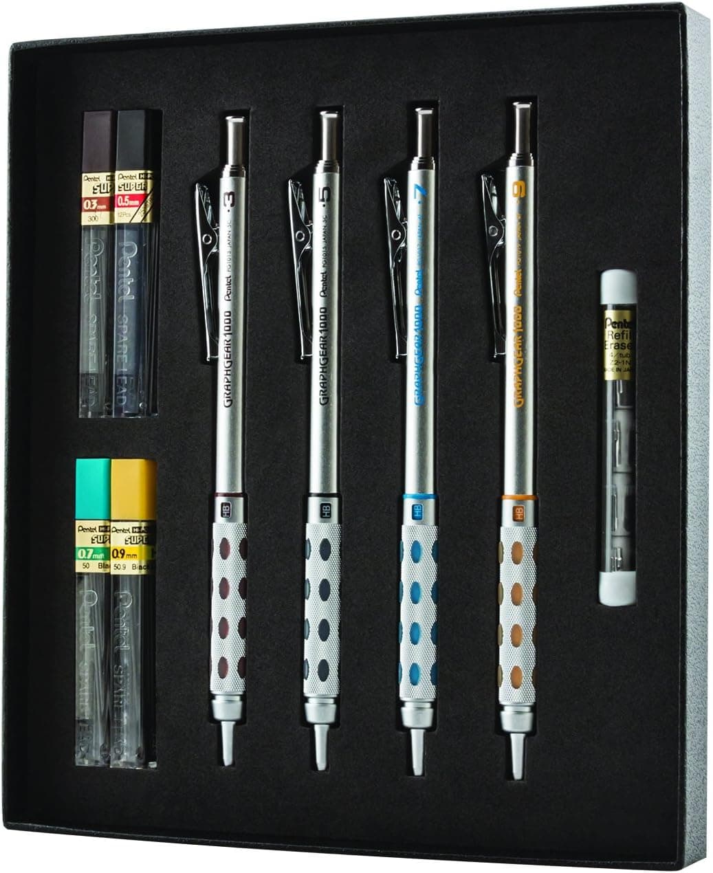 Pentel GraphGear 1000 Mechanical Pencil Premium Gift Set