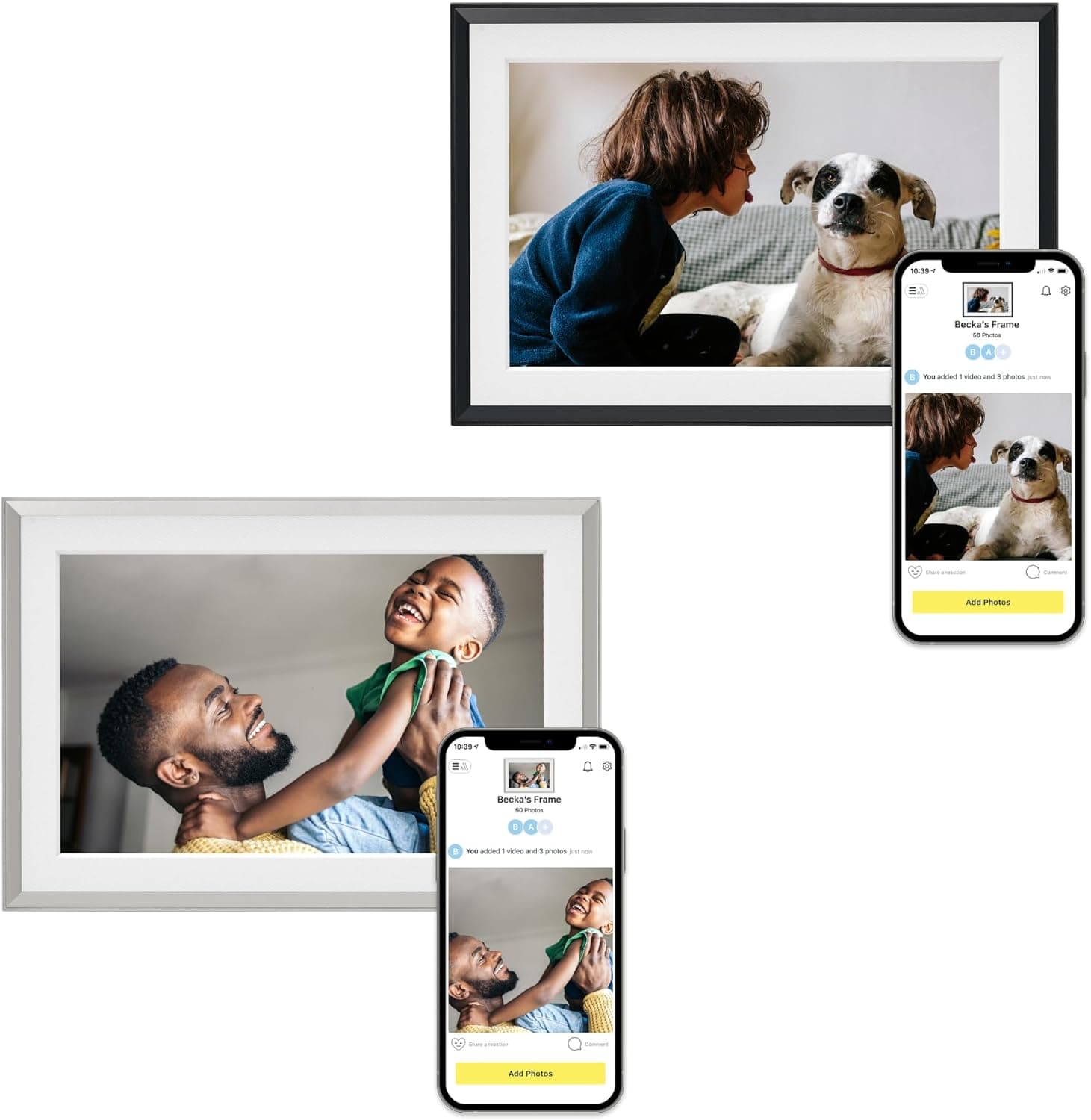 Aura Carver Mat 10.1-Inch WiFi Digital Picture Frame - image 1