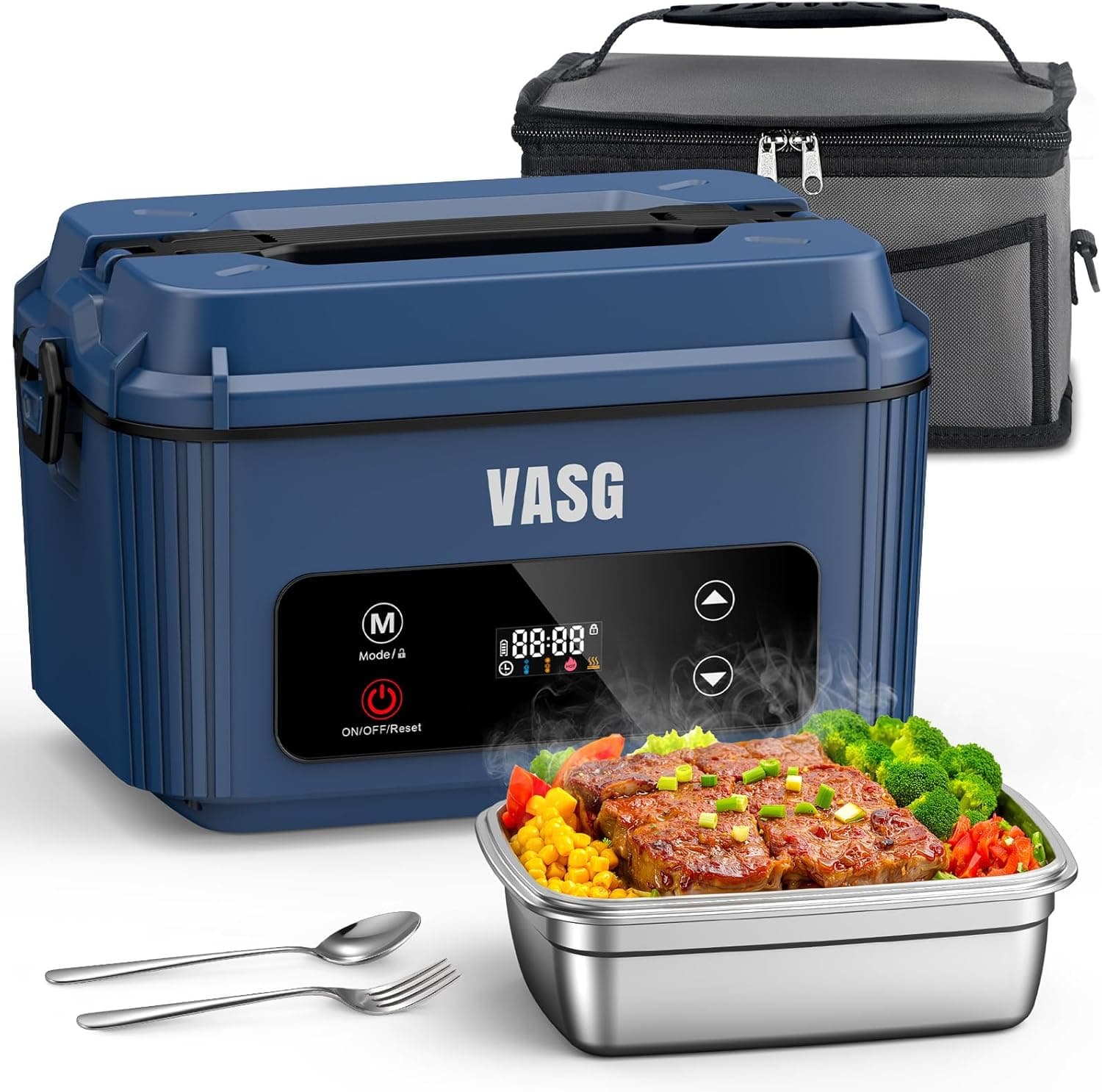 VASG 2026 Cordless Heated Lunch Box XXL (12000mAh, 360° Heating) - image 1