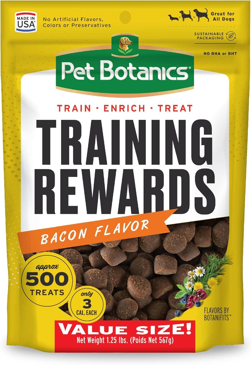 Pet Botanics Training Rewards, Bacon Flavor - image 1