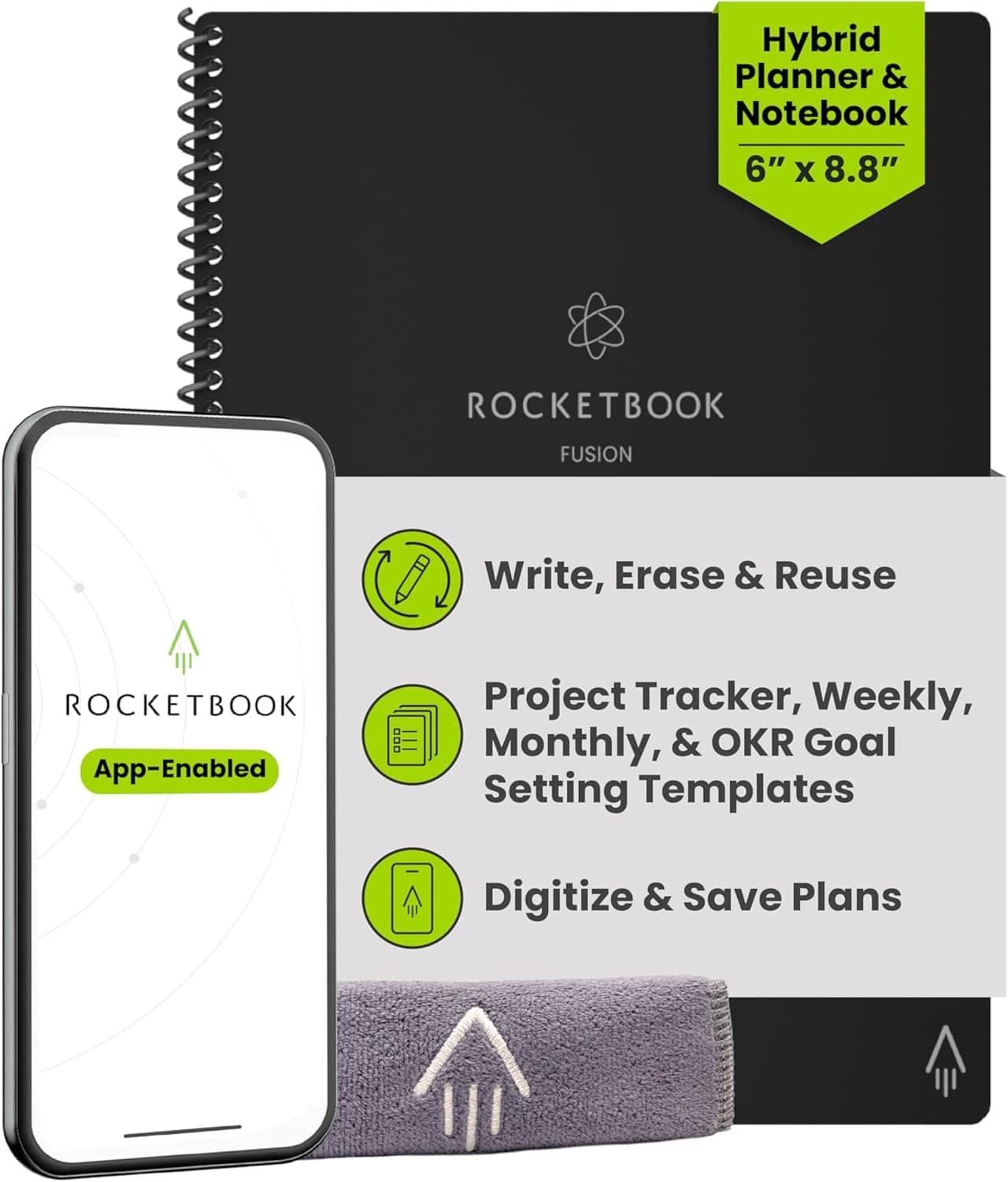 Rocketbook Fusion Reusable Smart Planner (Executive) - image 1