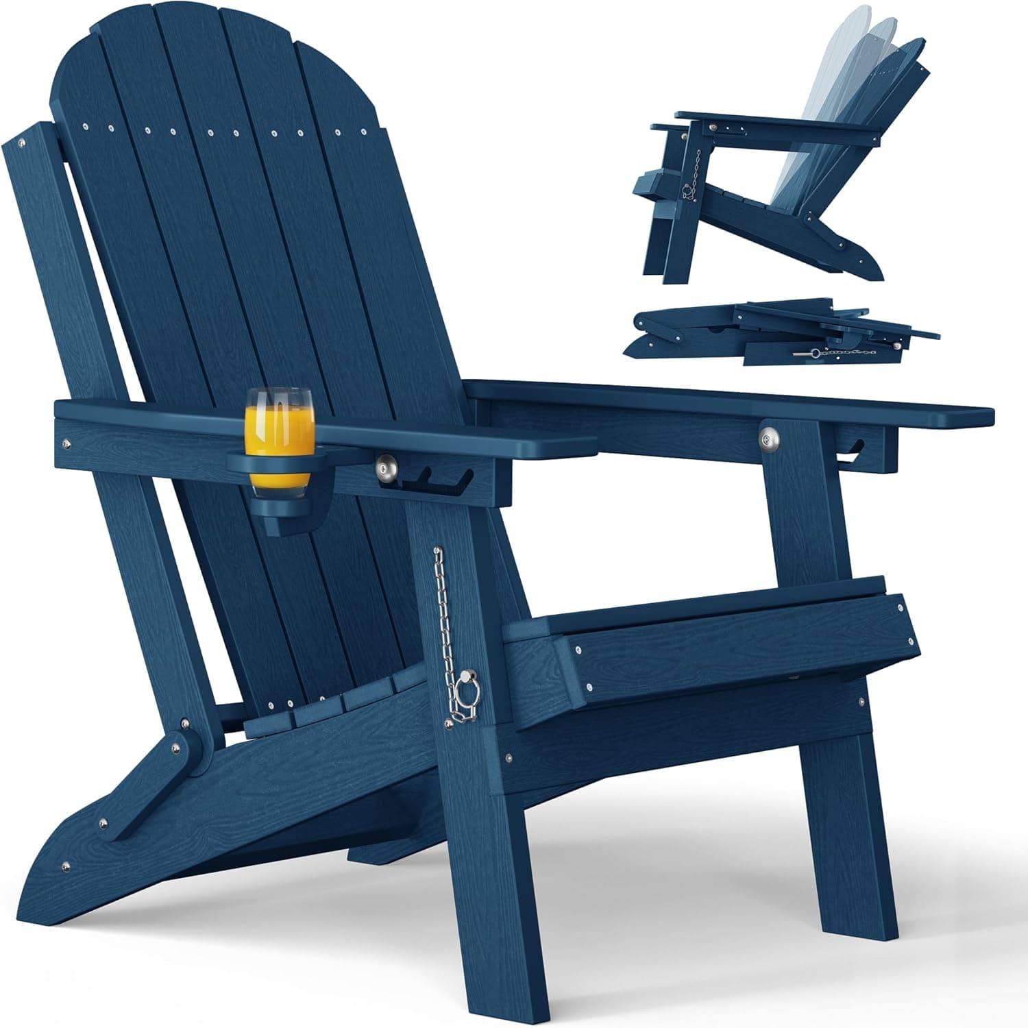 YEFU Folding Adirondack Chair with Adjustable Backrest - image 1