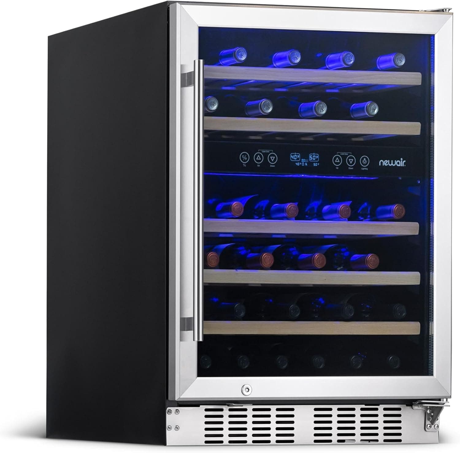 NewAir 24 Inch 46-Bottle Dual Zone Wine Fridge - image 1