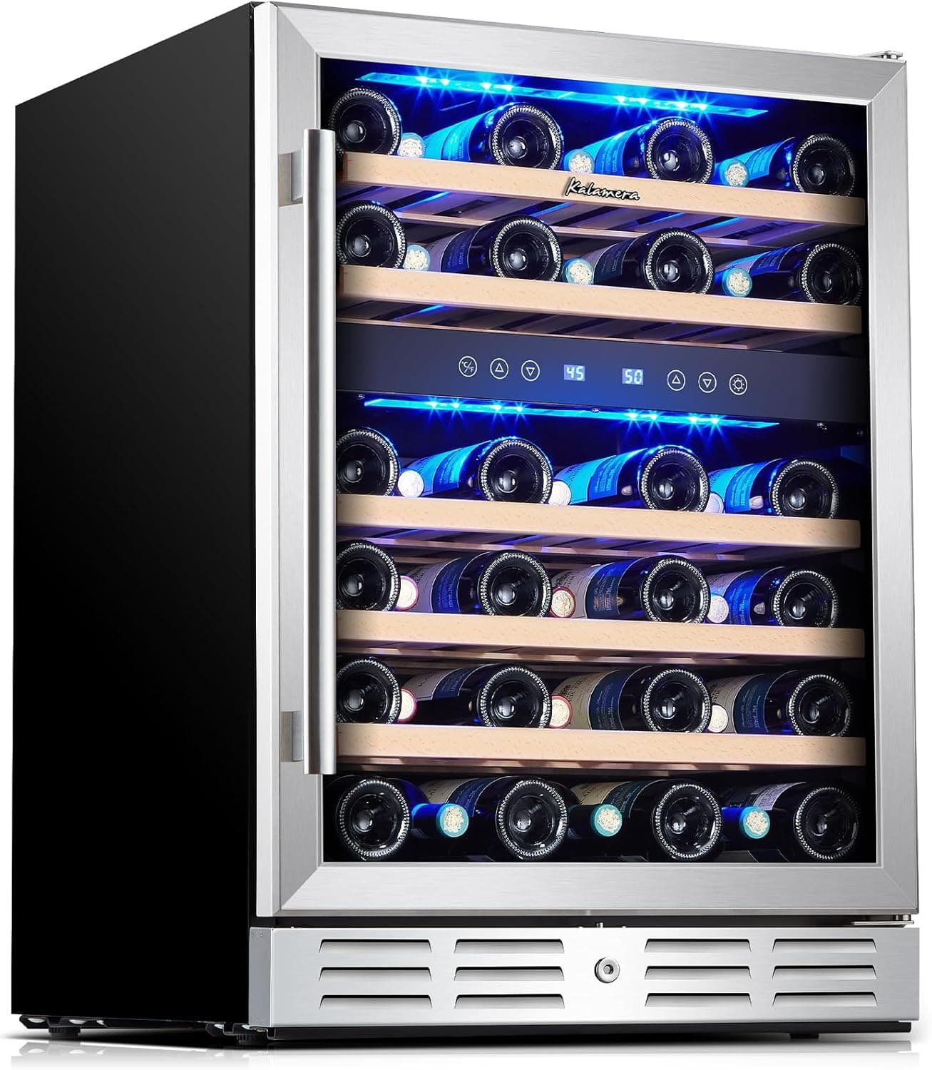 Kalamera 24 Inch 37-Bottle Dual Zone Wine Cooler - image 1
