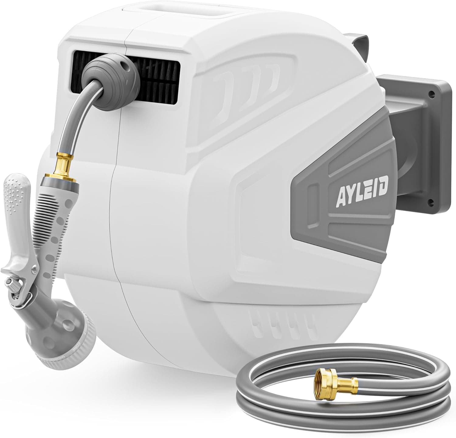 Ayleid Retractable Garden Hose Reel 1/2 in x 100 ft - image 1