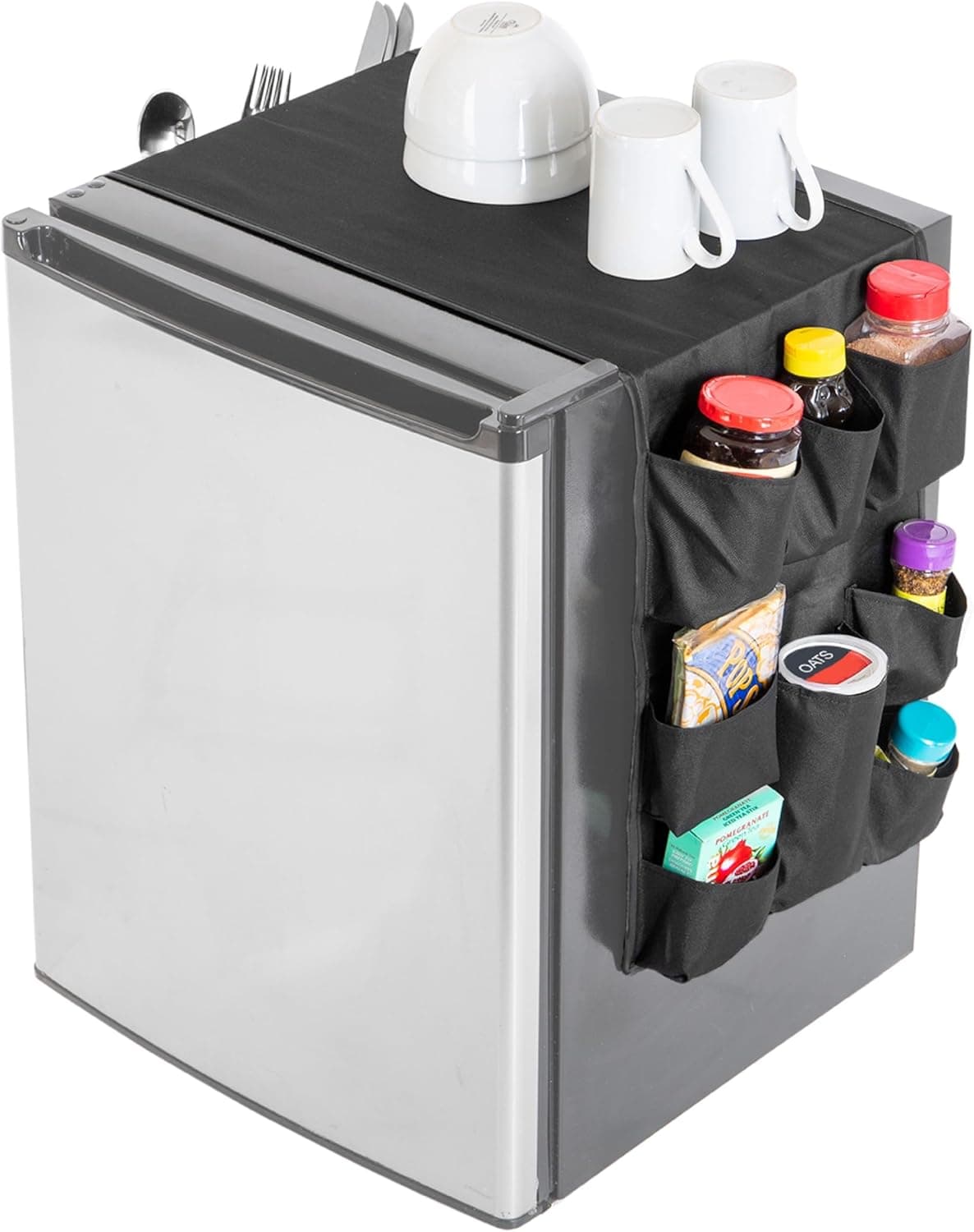 Smart Design Mini Fridge Organizer (12 Pockets) - image 1