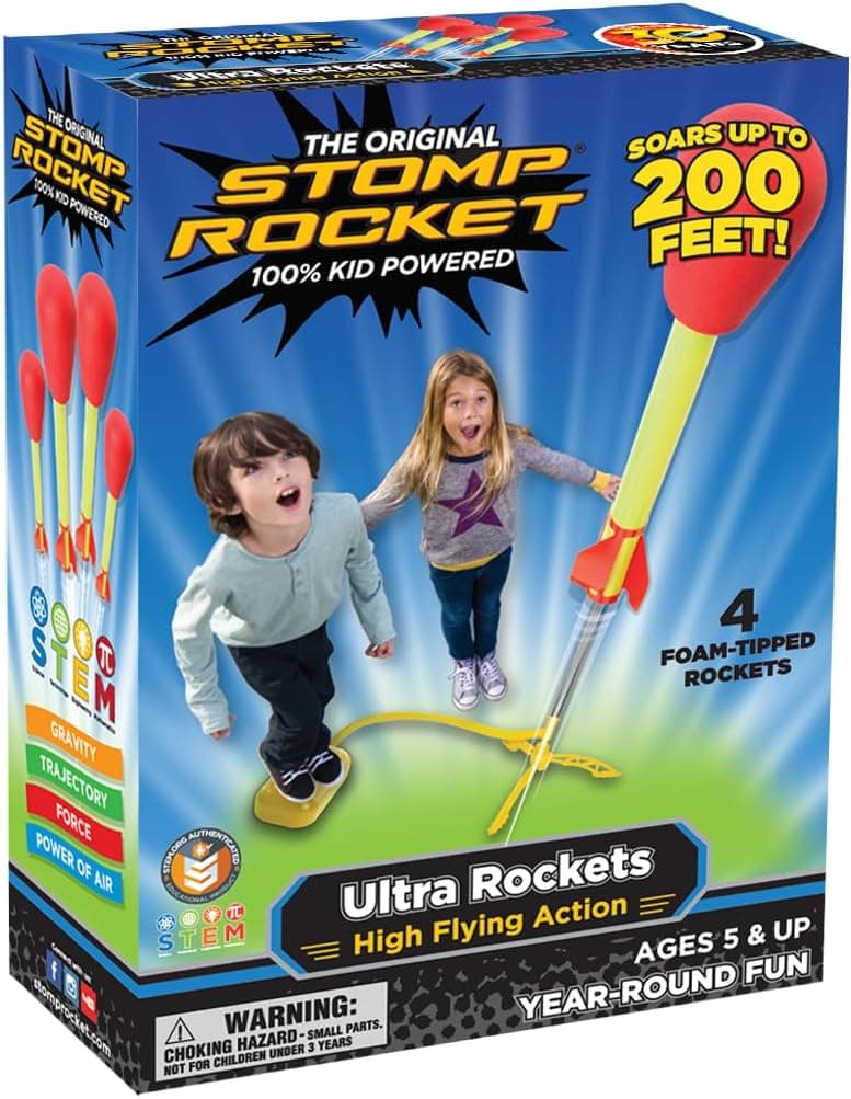 Stomp Rocket Ultra Rocket Launcher (4 Rockets) - image 1