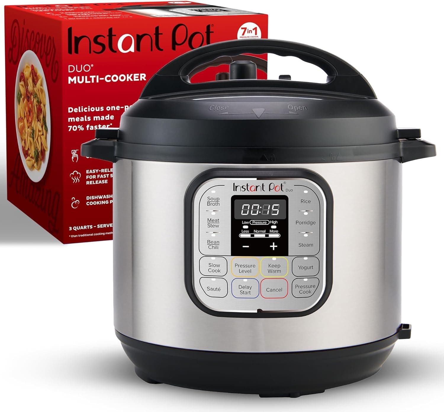 Instant Pot Duo 7-in-1 Mini Electric Pressure Cooker