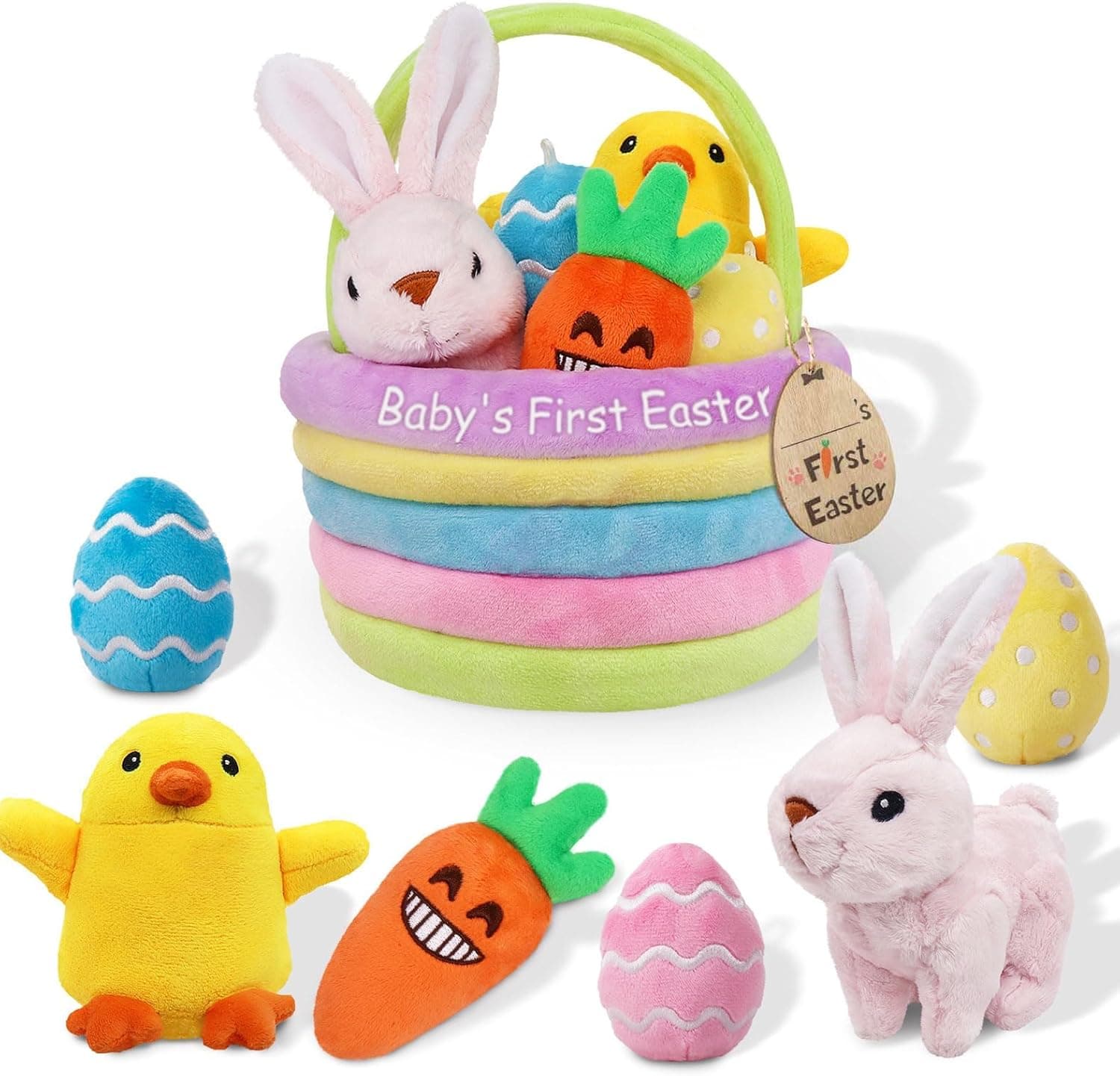Baby's First Easter Basket Stuffers Playset (7-Piece)