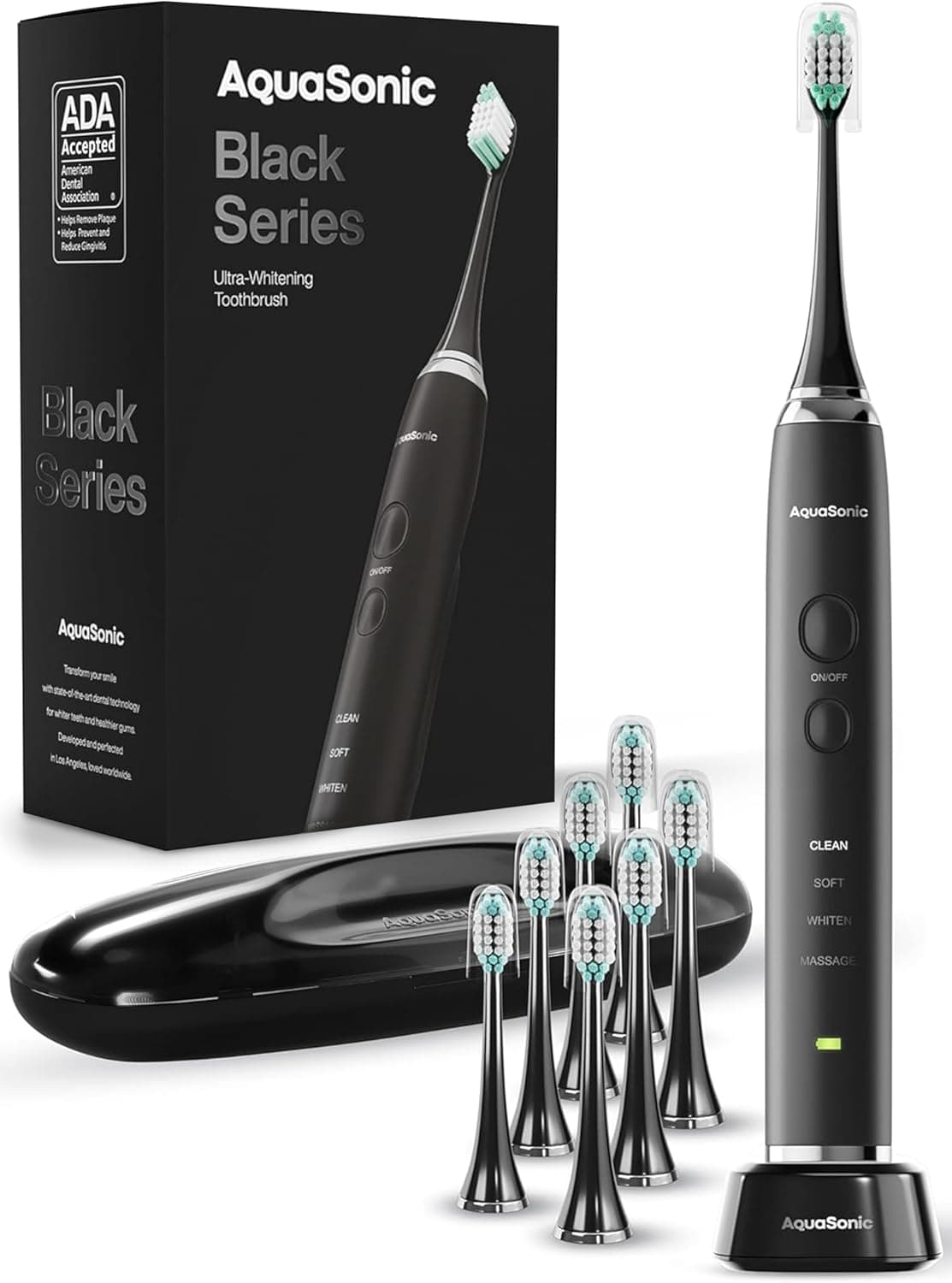 AquaSonic Black Series Ultra Whitening Toothbrush - image 1