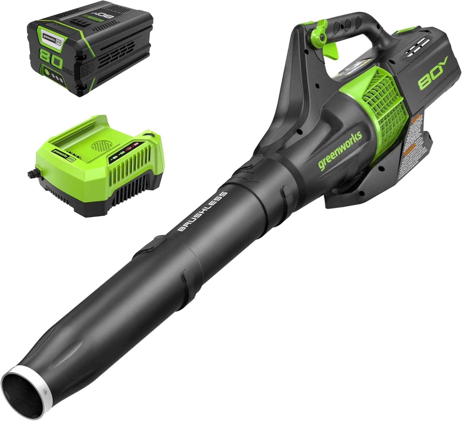 Greenworks 80V Pro BL80L2510 Cordless Leaf Blower - image 1