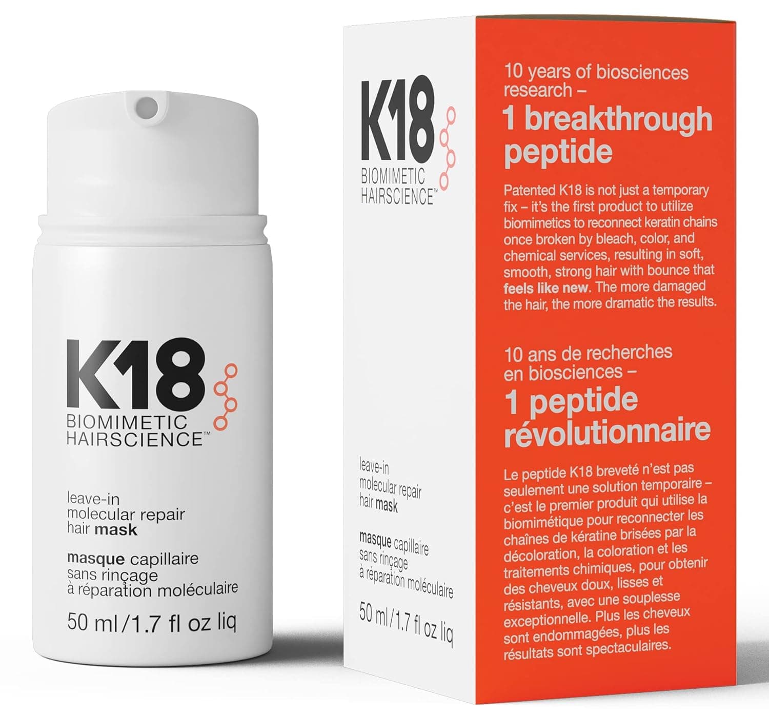 K18 Leave-In Molecular Repair Hair Mask - image 1