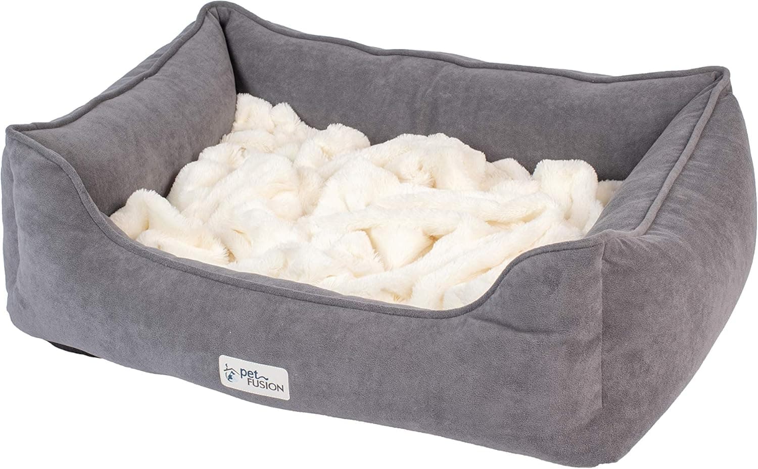 PetFusion Calming Cuddler Cat & Small Dog Bed - image 1