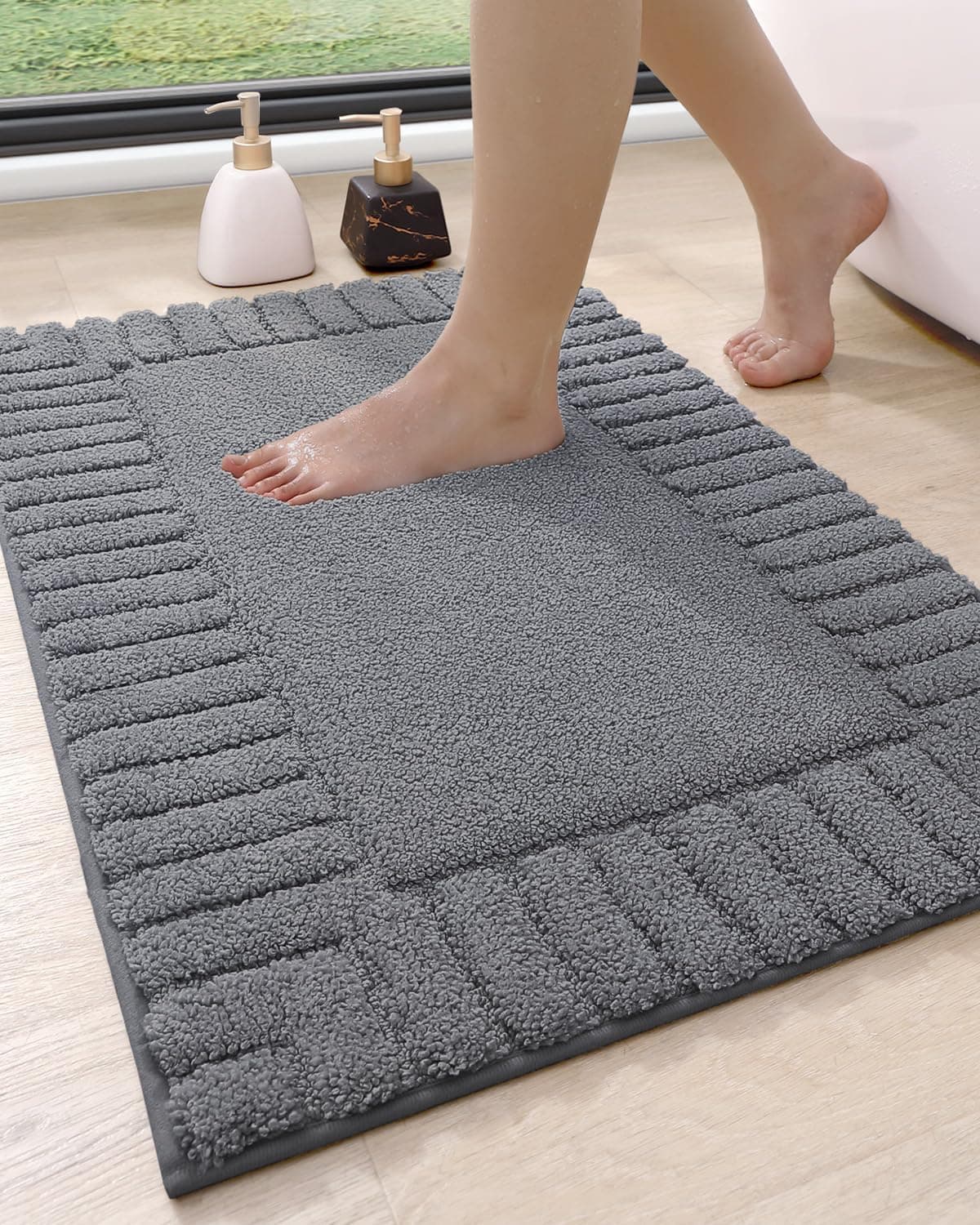 DEXI Bath Mat 24x36 Soft Absorbent Microfiber - image 1
