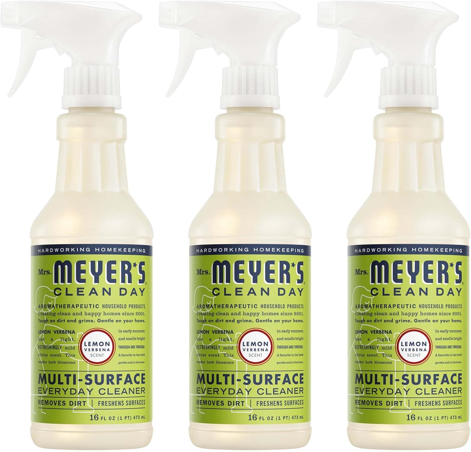 Mrs. Meyer's Clean Day Multi-Surface Cleaner Spray (Lemon Verbena, 3-Pack) - image 1