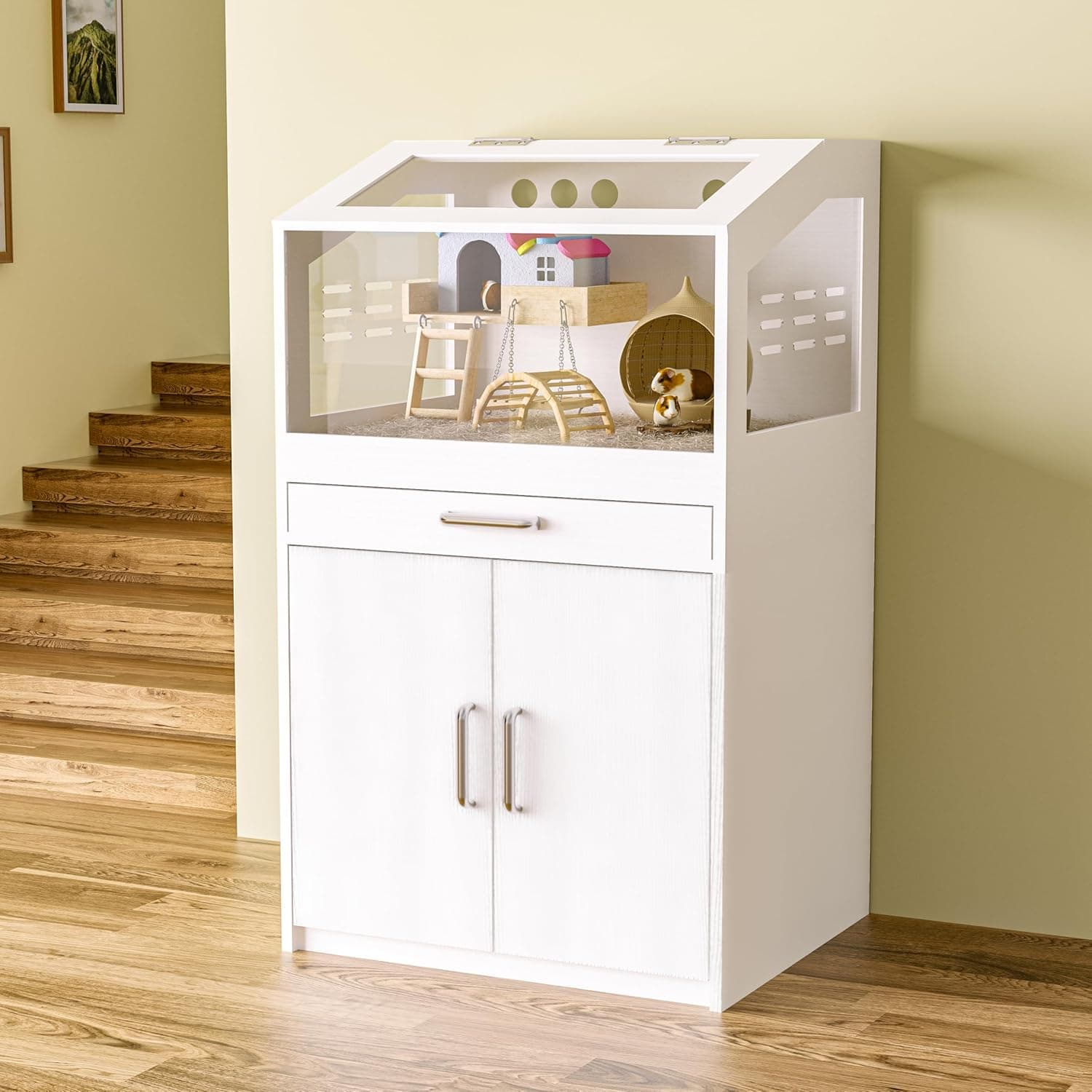 Betterhood Hamster Cage with Storage Cabinet - image 1