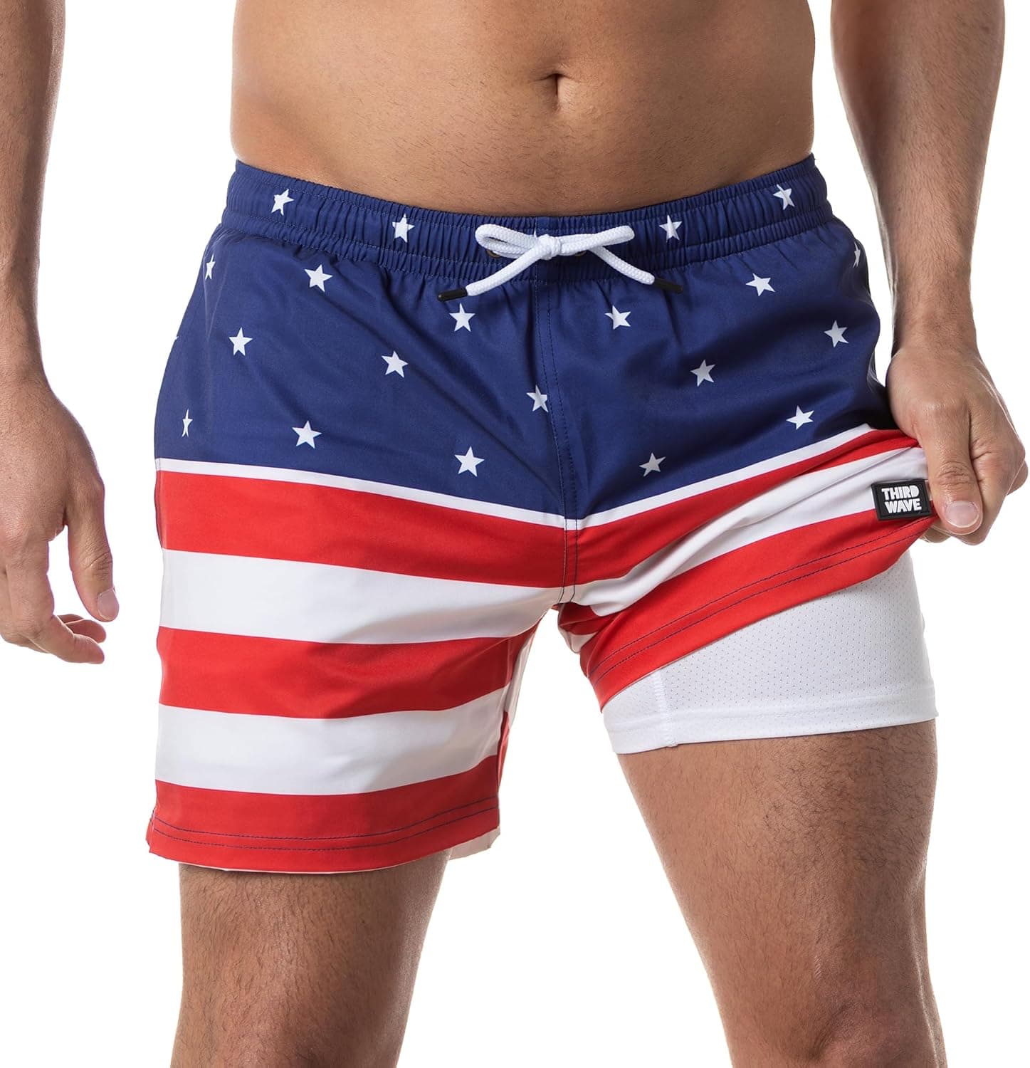 Third Wave Swim Trunks with Compression Liner 5" - image 1