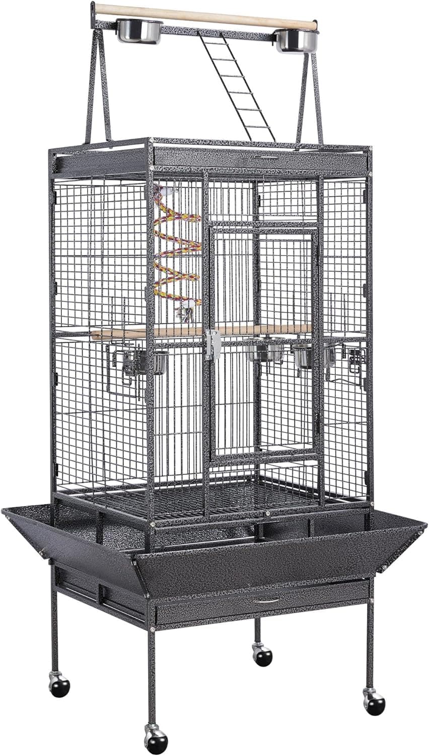 Yaheetech 68-Inch Rolling Play Top Large Parrot Cage - image 1