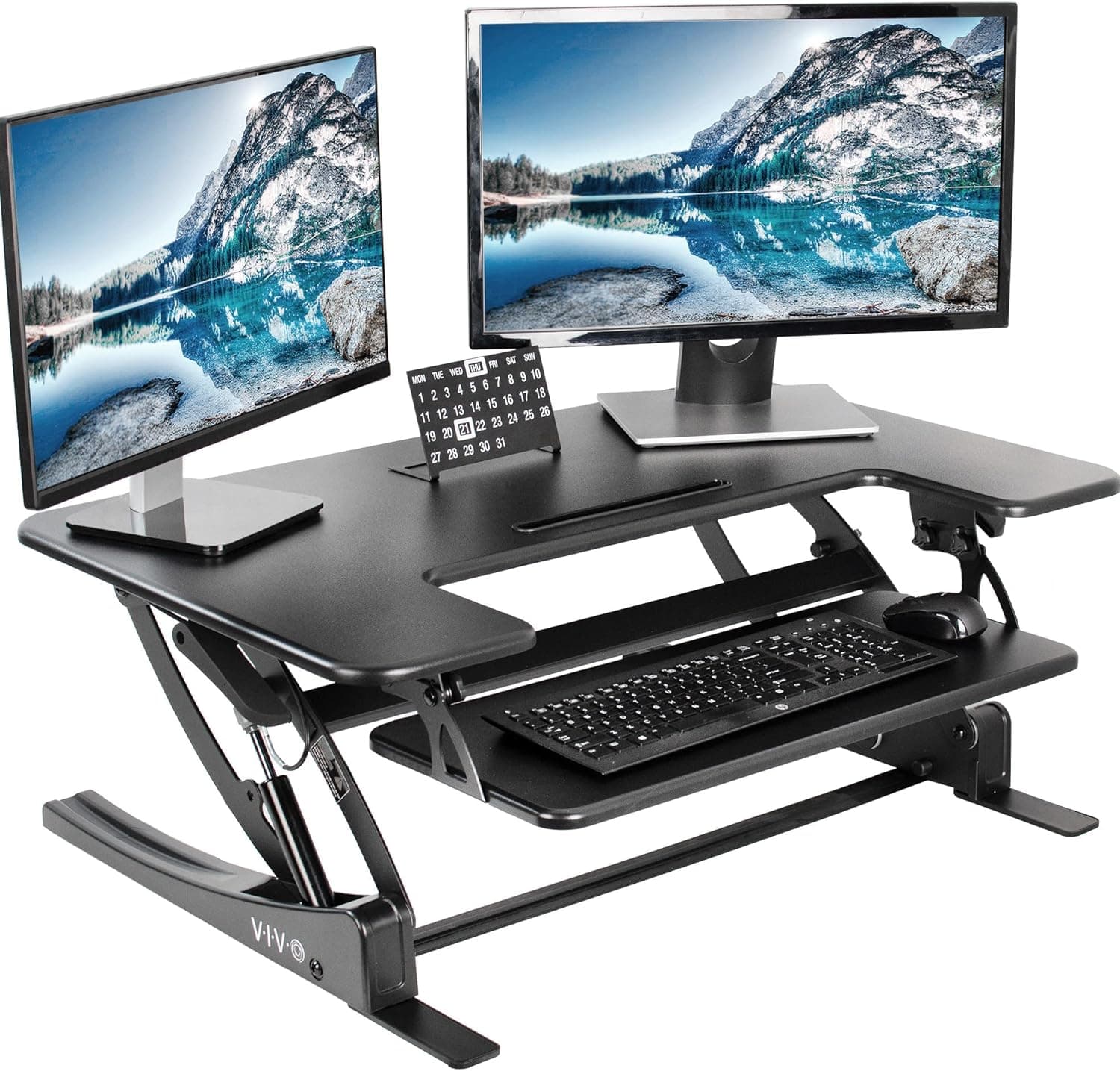 VIVO 36-Inch Height Adjustable Standing Desk Converter V Series - image 1