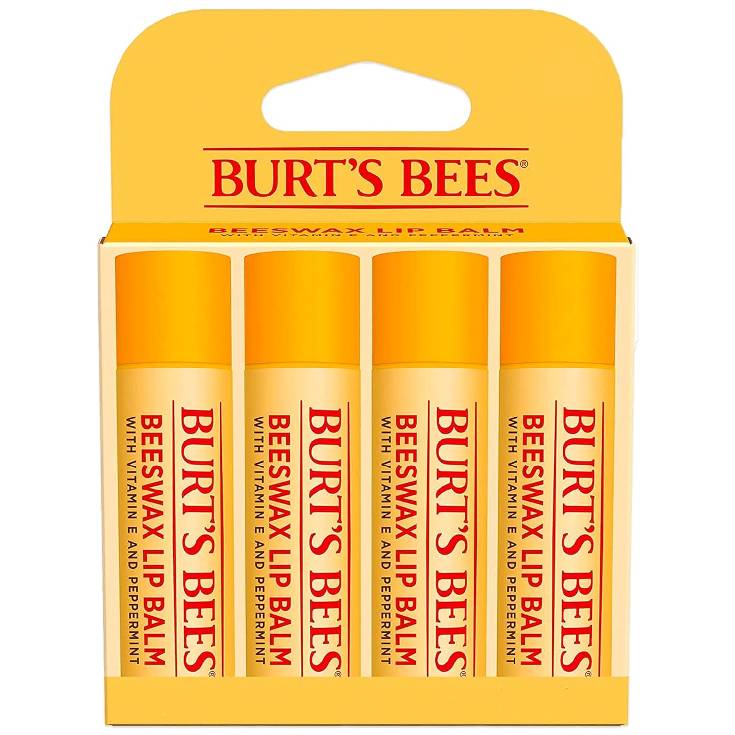 Burt's Bees Original Beeswax Lip Balm (4-Pack) - image 1