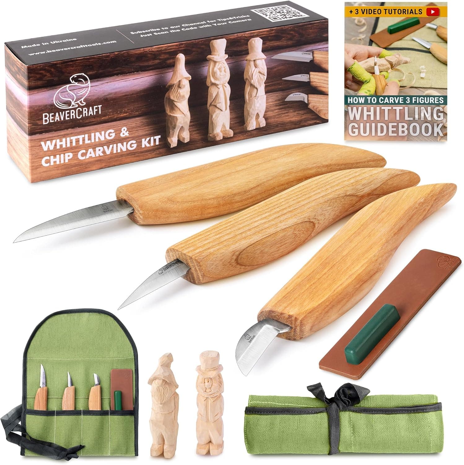 BeaverCraft Wood Carving Knife Kit S15 Whittling Kit for Beginners - image 1