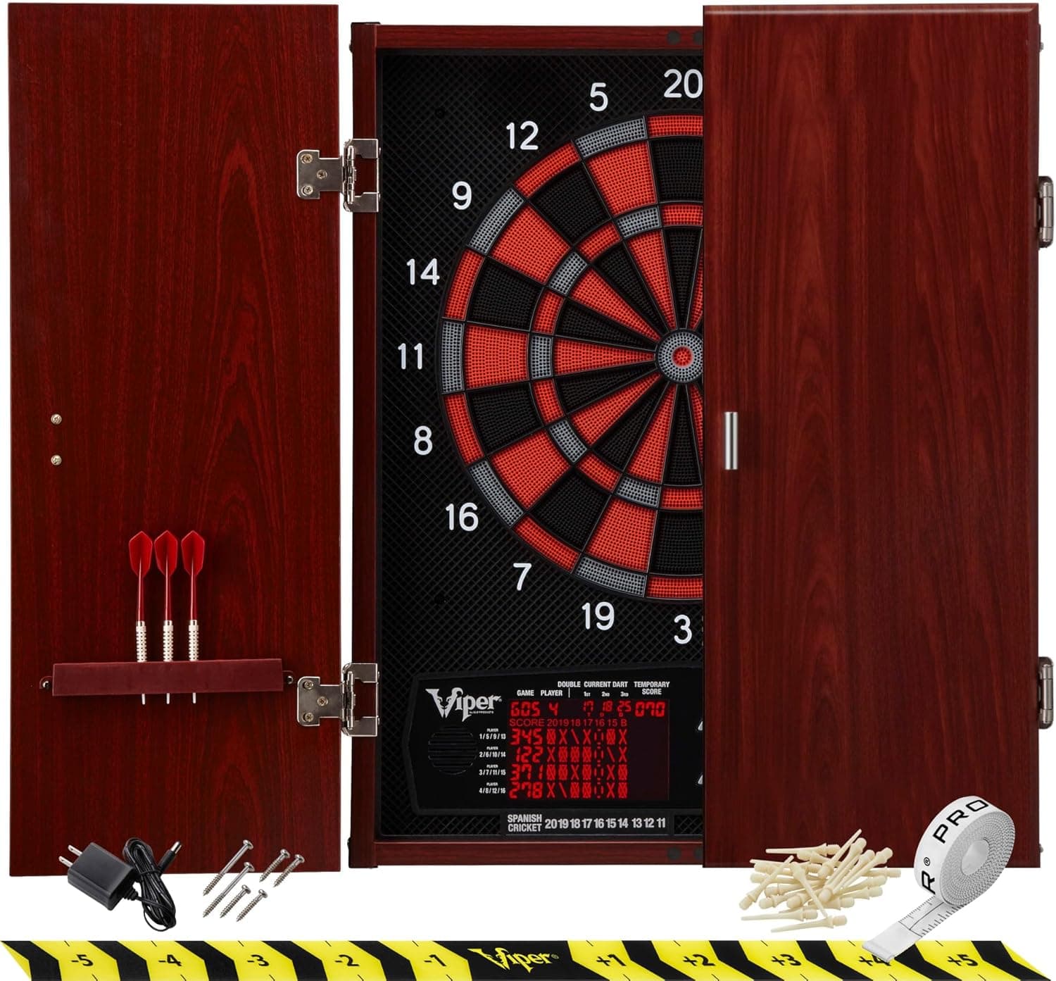 Viper Neptune Electronic Dartboard Cabinet Combo - image 1