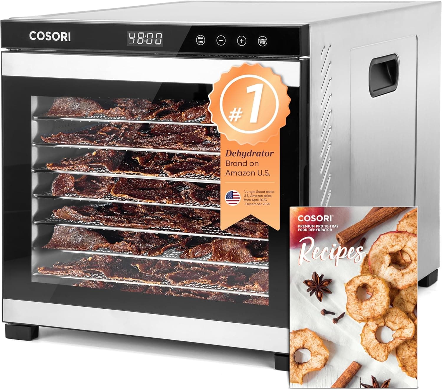 COSORI Premium Pro 10-Tray Stainless Steel Food Dehydrator - image 1