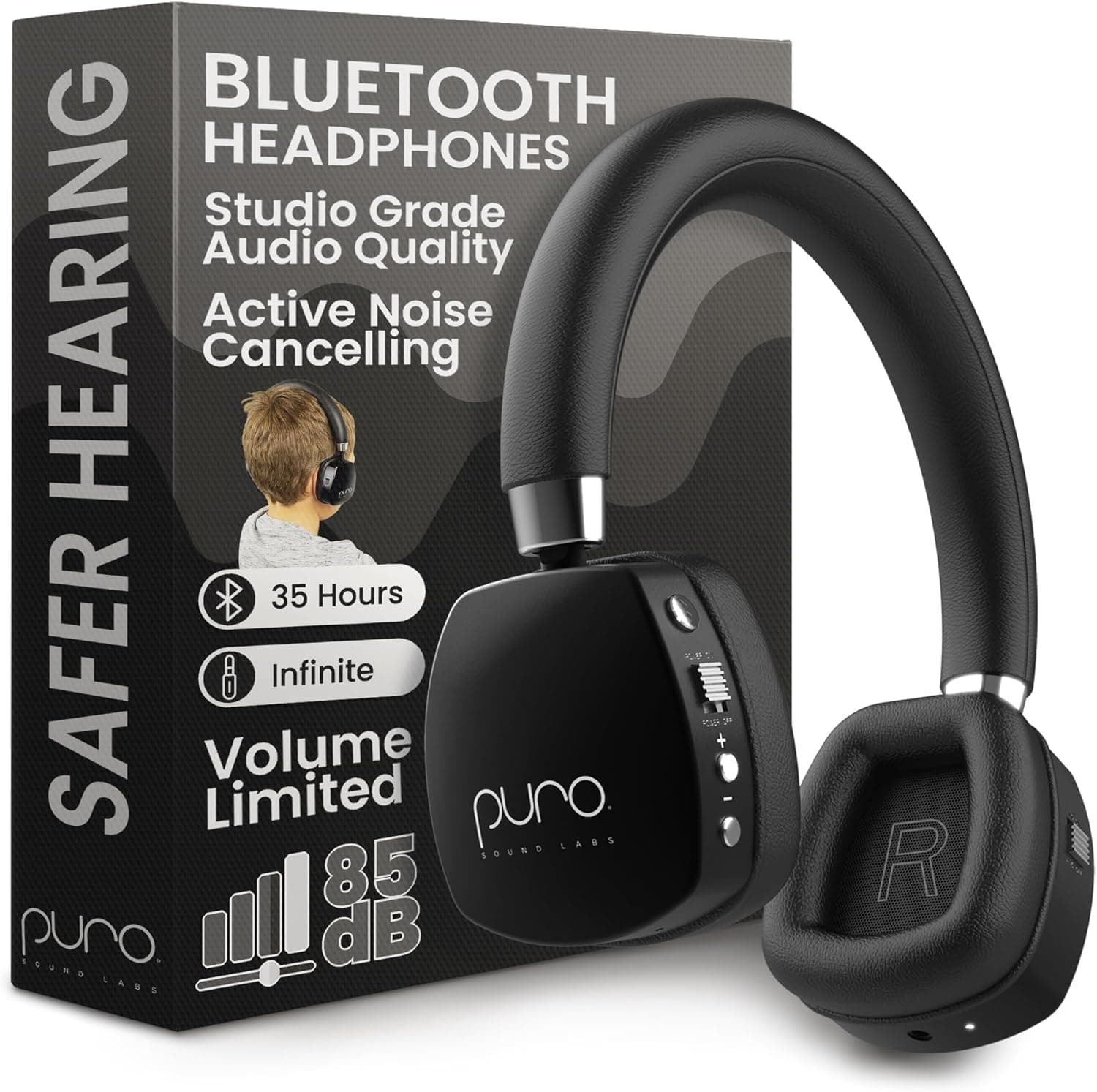 Puro Sound Labs PuroQuiet Plus Active Noise Cancelling Kids Headphones - image 1