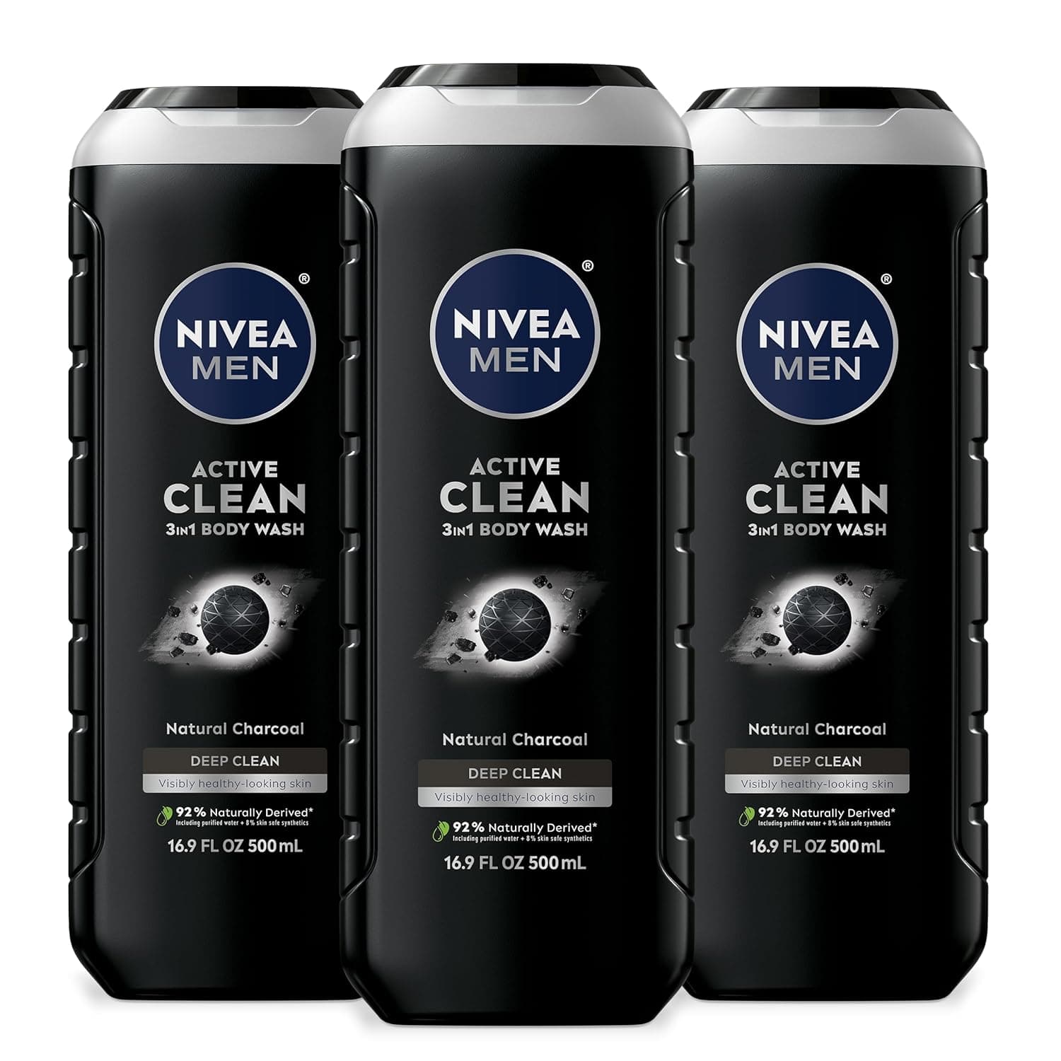 NIVEA Men Active Clean Body Wash with Charcoal - image 1