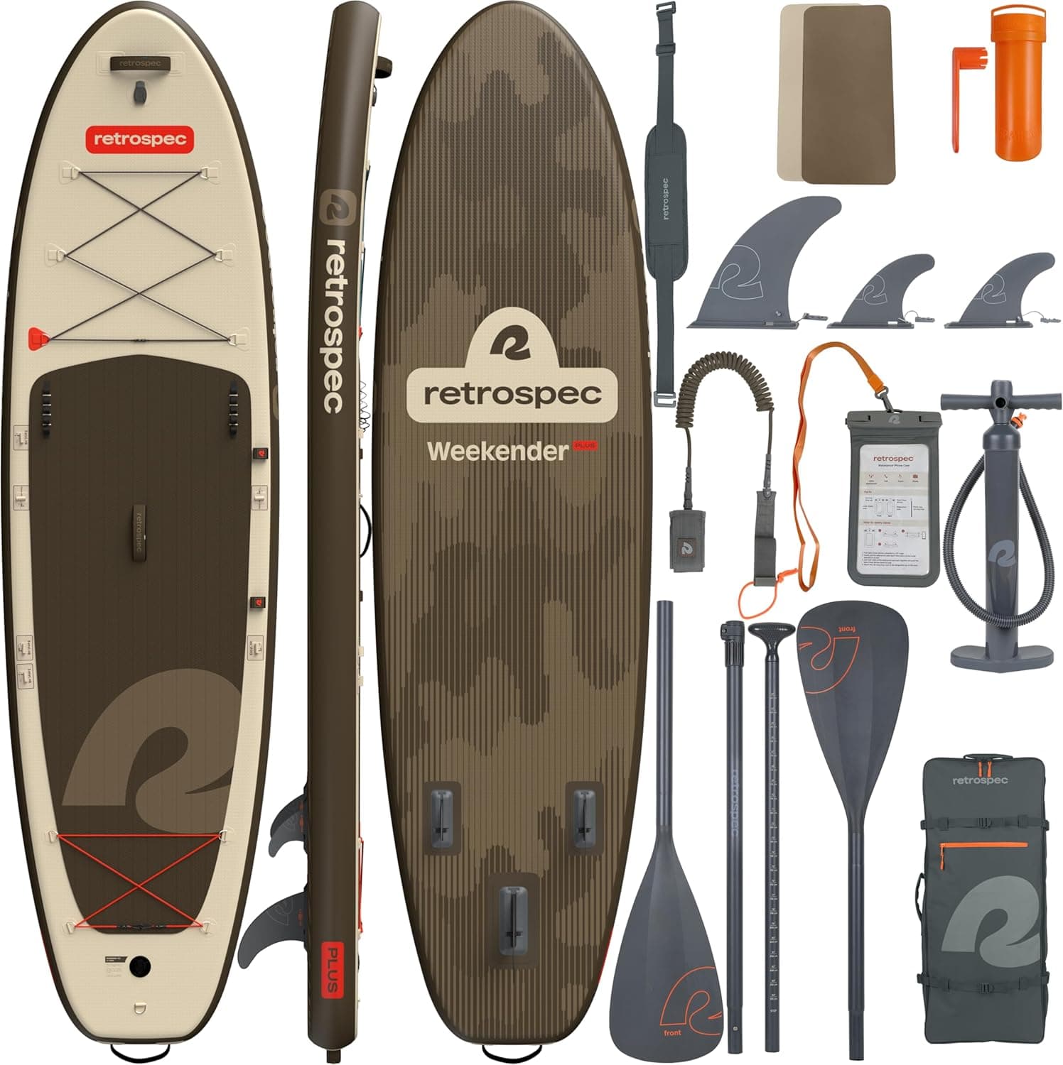 Retrospec Weekender Plus 10'6" Inflatable Paddle Board - image 1