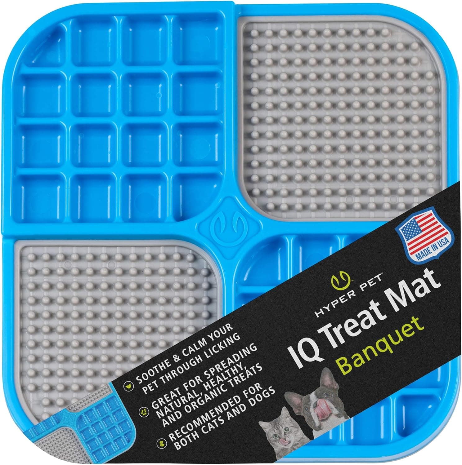 Hyper Pet IQ Treat Lick Mat for Dogs & Cats