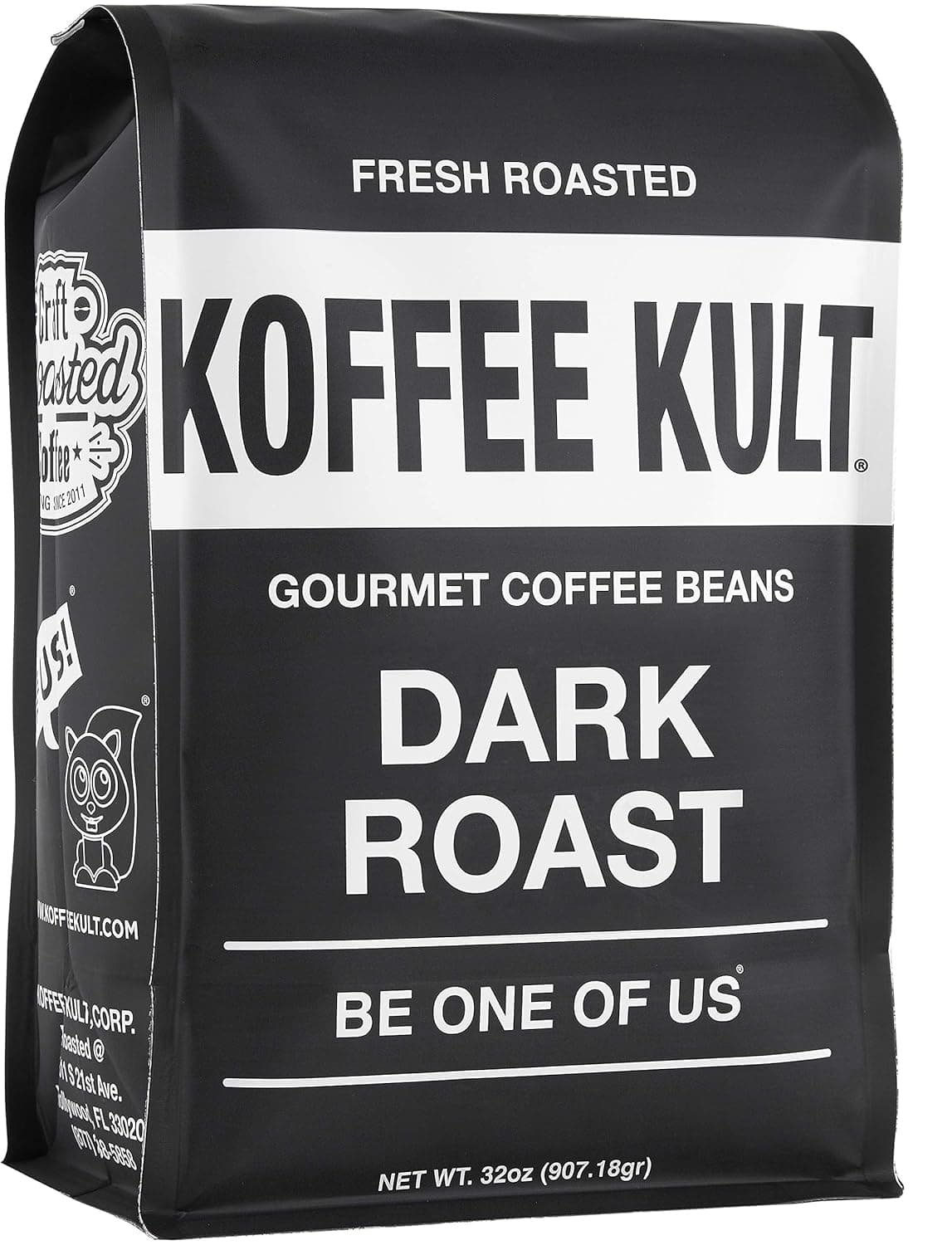 Koffee Kult Dark Roast Whole Bean Coffee, 32 oz